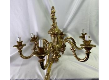 Gorgeous Antique Brass Chandelier