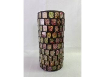 Mosaic Stained Glass Vase