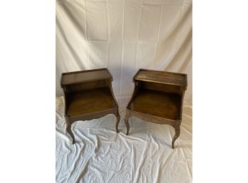 Pair Vintage French Provincial Side Tables
