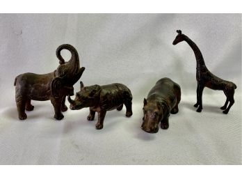 Collection Of Bronze Animals