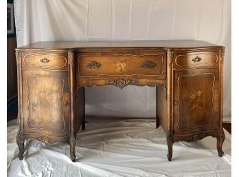 Early 20th Century French Style Serpentine Sideboard
