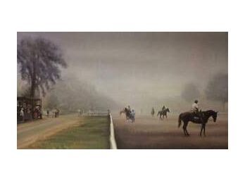 Anthony Alonso Signed And Numbered Framed & Matted Offset Lithograph 'Misty Panorama'