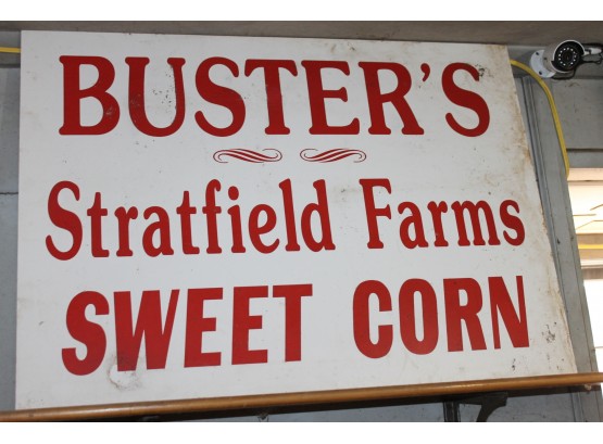 Large SWEET CORN Original BUSTERS Farm SIGN