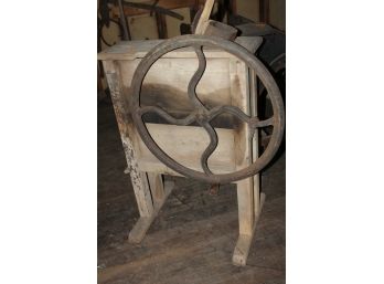 Early Cranking Wood And Metal Farming Machine Mill Or Grinder
