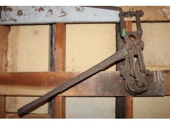 Old Large DILLON Farm Winch Tool