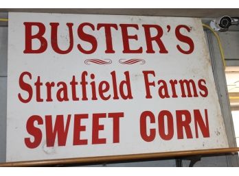 Large SWEET CORN Original BUSTERS Farm SIGN