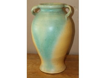 Possible Zanesville Art Pottery Large Heavy Country FLOOR VASE Stoneware CROCK