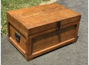 Great Antique Pine Carpenters / Tool Chest - 1870-1890 - Paid $250 40 Years Ago - GREAT Piece - Nice Patina