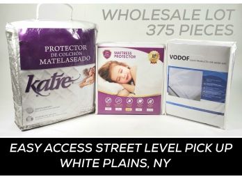 $3750. WHOLESALE LIQUIDATION 375 MATTRESS PADS/COVERS ~ WINNER TAKES ALL ~ ASSORTED SIZES ~ TWIN FULL QUEEN