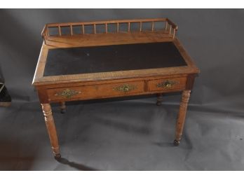 Antique Slant Top Desk 42 X 36 X 27