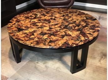 Phenomenal Large MAITLAND - SMITH Mother Of Pearl Inlaid - Cocktail Table - Paid $3,900 - AMAZING TABLE !