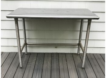Fantastic ALL STAINLESS STEEL Restaurant Quality - Prep Table - These Are VERY Pricey - 47' X 24' NICE SIZE