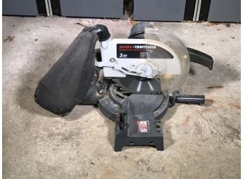 SEARS CRAFTSMAN - 10' Compound Mitre Saw - Three (3) Horsepower - WORKS PERFECTLY - Fully Tested