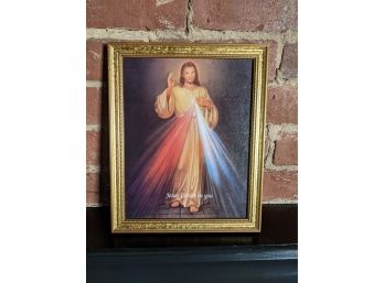 'Jesus I Trust In You' Framed Print