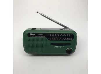 RARE! MAYA / KAITO Rechargeable Radio (KA505A) - Distributed To Afghans By US Soldiers