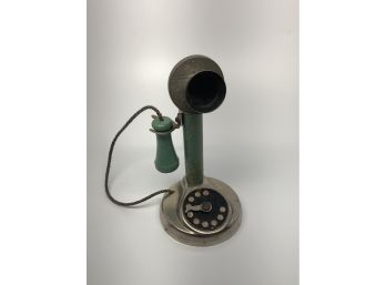 Antique Toy Phone By The Gong Bell Mfg. East Hampton, Conn