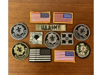 Lot Of 12 Authentic Military Patches