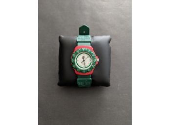 Tag Heuer Vintage Formula 1 F1 Watch (384.513) Midsize Green/Red/White