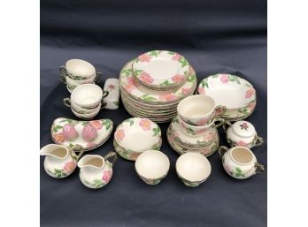 Franciscan Desert Rose Vintage Earthenware Dish Collection - 48 Various Pieces