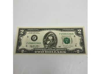 Walmart Exclusive Peter Cottontail $2 Bill. Real US Currency W/ Certificate Of Authenticity