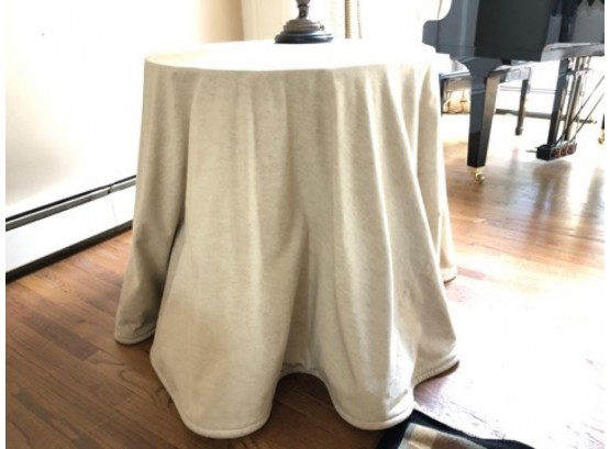 Linen Round Table Cover - Custom