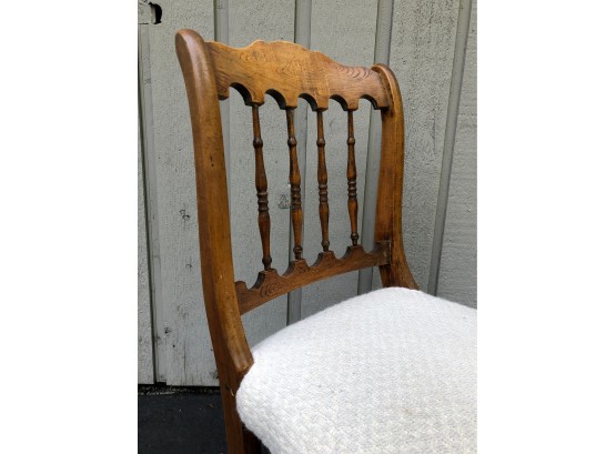 Victorian Occasional Chair With Terry Upholstery