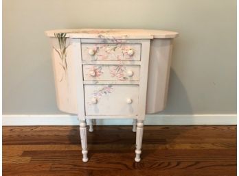 Antique Painted Petite Sewing Table