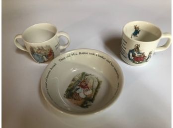 Wedgwood Peter Rabbit Collection 3 Pieces