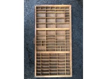 Typeset Drawer For Wall Display