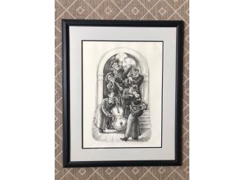 Lionel S. Reiss - Listed Artist - Etching - Signed And Numbered - 25x32 - Musicians
