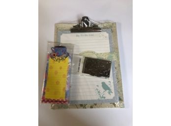 Clip Board And Notes - New In Packaging