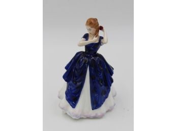 Royal Doulton 'Laura' Lady In Blue Signed