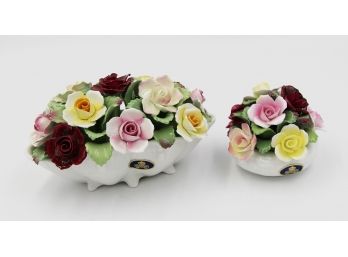Aynsley England Porcelain Matching Flowers