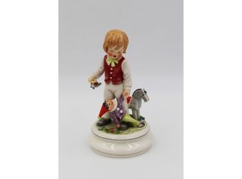 Goebel Lore 299/2000 Limited Edition Little Boy With Pony Germany
