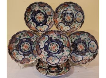 Set Of Antique 19th C. Japanese Imari Plates