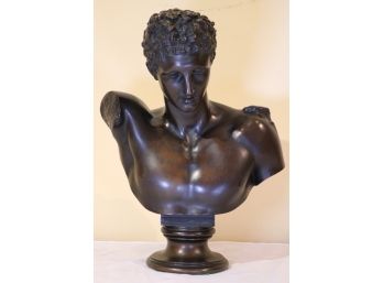 Bronze Bust By Hermann Gladenback