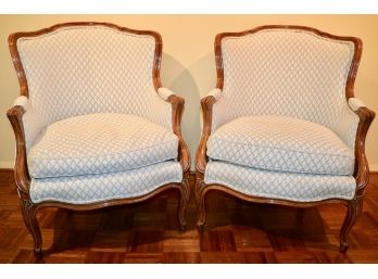 Pair French Provincial Berger Chairs