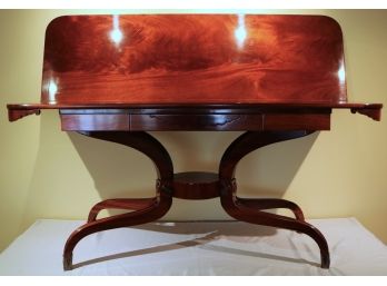 Mahogany Regency-style Console Table