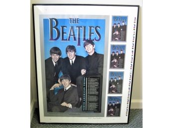 Limited Edition THE BEATLES North American Tours Promo  Poster 1964-1966 Signed By Gary Grimshaw # 233/250