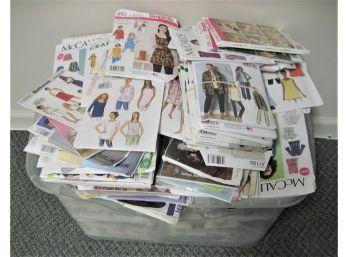 Huge Lot Over  300 Sewing Patterns McCalls Simplicity  Butterick Etc