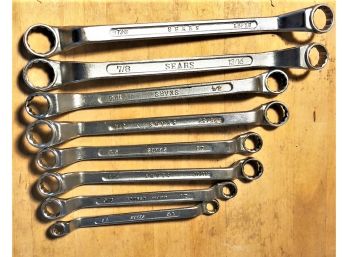Early Vintage Sears Box End Standard Wrenches
