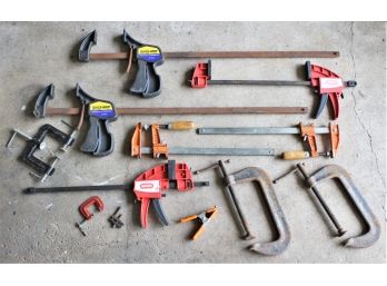 Clamps, Clamps And More Clamps - Keter, Quick-grip Bar Clamps, Hargrave, Etc.