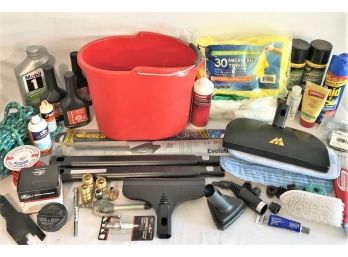 Mixed Lot Of House And Automotive Supplies
