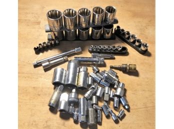 Mixed Lot Of Husky Drive Sockets And More