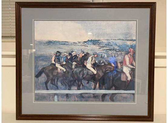 Edgar Degas Vintage Print 'Race Horses'