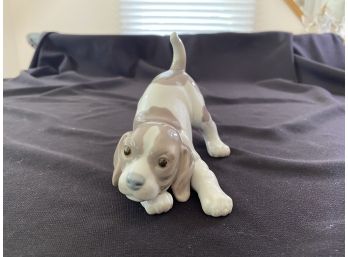 Lladro 'Playful Puppy' Figurine