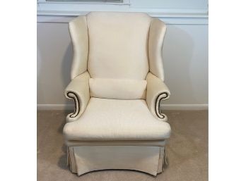 Marge Carson Sculptored Wing Chair - AS IS