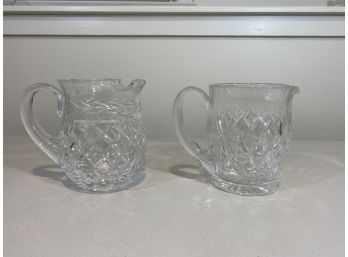 Two Waterford Crystal Pitchers