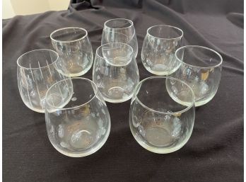City Chic Set Of 8 Stemless Wine Glasses
