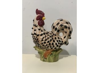 Colorful Hand Painted Ceramic Rooster
